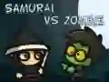 Leikur Samúrí gegn zombíum á netinu