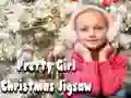 Leikur Falleg Stelpa Jólapúsl á netinu
