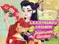 Leikur Legendary Fashion Japanese Geisha á netinu Leikur Legendary Fashion Japanese Geisha á netinu