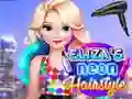 Leikur Neon hárstíll Eliza á netinu