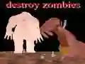 Leikur Eyðileggja zombie á netinu Leikur Eyðileggja zombie á netinu
