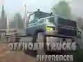 Leikur Munur á Offroad Flutningabifreiðum á netinu