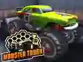 Leikur Öfgafullur Monster Truck Keppni á netinu Leikur Öfgafullur Monster Truck Keppni á netinu