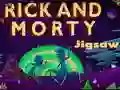 Leikur Rick og Morty Puzzl á netinu Leikur Rick og Morty Puzzl á netinu