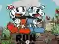 Leikur Cuphead Run útgáfa á netinu
