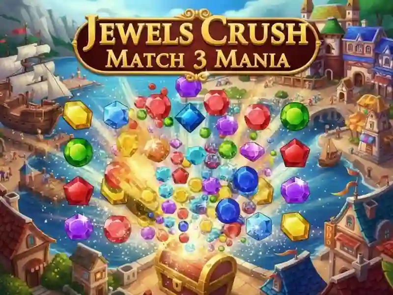 Leikur Jewels Crush Match 3 Mania á netinu