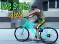 Leikur Hjólastunt á þakinu á netinu