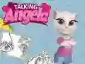 Leikur Mín talað Angela á netinu Leikur Mín talað Angela á netinu