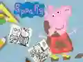 Leikur Peppa Pig Litabók á netinu Leikur Peppa Pig Litabók á netinu