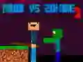 Leikur Noob gegn Zombie 2 á netinu Leikur Noob gegn Zombie 2 á netinu
