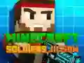Leikur Minecraft Hermenn Púsla á netinu