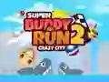 Leikur Super Buddy Run 2 Geðveiki Borg á netinu Leikur Super Buddy Run 2 Geðveiki Borg á netinu