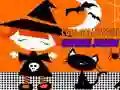 Leikur Sæt Halloween Álfar Púslar á netinu Leikur Sæt Halloween Álfar Púslar á netinu