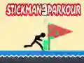 Leikur Stickman Parkour 3 á netinu Leikur Stickman Parkour 3 á netinu