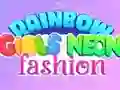 Leikur Regnbogastelpur Neon Fashion á netinu Leikur Regnbogastelpur Neon Fashion á netinu
