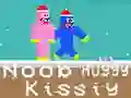 Leikur Noob Faðmlag Koss á netinu Leikur Noob Faðmlag Koss á netinu