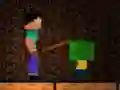 Leikur Noob gegn Zombíum - Skógarbíóm á netinu