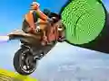 Leikur Mótorhjól Stunt Akstur á netinu