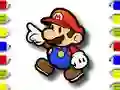 Leikur Til baka í skólann: Mario litun á netinu Leikur Til baka í skólann: Mario litun á netinu
