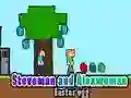 Leikur Páskaegg Steveman og Alexwoman á netinu Leikur Páskaegg Steveman og Alexwoman á netinu