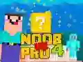 Leikur Noob vs Pro 4 Heppni blokkur á netinu Leikur Noob vs Pro 4 Heppni blokkur á netinu