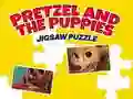 Leikur Pretzel og hvolpar Púsl á netinu Leikur Pretzel og hvolpar Púsl á netinu