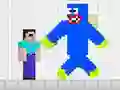 Leikur Noob gegn Bláa Önfun á netinu Leikur Noob gegn Bláa Önfun á netinu