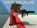 Leikur Noobs og Squid Áskorun á netinu Leikur Noobs og Squid Áskorun á netinu