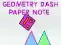 Leikur Geometry Dash Pappírathýs á netinu Leikur Geometry Dash Pappírathýs á netinu