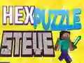 Leikur Hex Puzl Steve á netinu Leikur Hex Puzl Steve á netinu