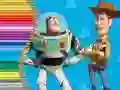 Leikur Litabók fyrir Toy Story á netinu Leikur Litabók fyrir Toy Story á netinu