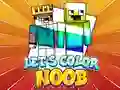 Leikur Látum okkur lita Noob á netinu Leikur Látum okkur lita Noob á netinu