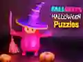 Leikur Fall Guys: Hrekkjavaka Puzzl á netinu