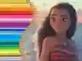 Leikur Litasafn fyrir Moana á netinu