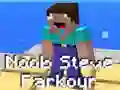 Leikur Noob Steve Parkour á netinu Leikur Noob Steve Parkour á netinu
