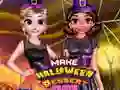 Leikur Gerðu skemmtilegar dolkur Halloween á netinu
