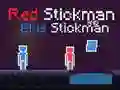 Leikur Rauður Strikamaður og Blár Strikamaður á netinu Leikur Rauður Strikamaður og Blár Strikamaður á netinu
