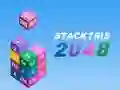Leikur Stacktris 2048 á netinu Leikur Stacktris 2048 á netinu