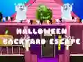 Leikur Halloween Backyard Escape  á netinu