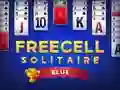 Leikur Freecell Solitaire Blár á netinu
