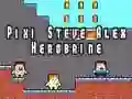 Leikur Pixi Steve Alex Herobrine á netinu Leikur Pixi Steve Alex Herobrine á netinu
