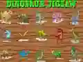 Leikur Dinosaur Jigsaw á netinu Leikur Dinosaur Jigsaw á netinu