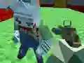 Leikur Blocky Byssubardaga Zombi á netinu Leikur Blocky Byssubardaga Zombi á netinu