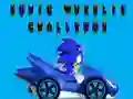 Leikur Sonic Wheelie Áskorun á netinu Leikur Sonic Wheelie Áskorun á netinu
