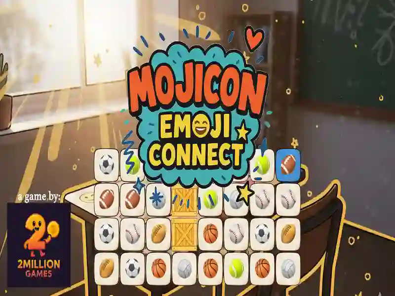 Leikur Mojicon Emoji Connect á netinu