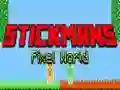 Leikur Stickmans pixlaheimur á netinu Leikur Stickmans pixlaheimur á netinu