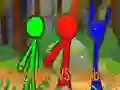 Leikur StickMan Bræður Vs Zombí á netinu Leikur StickMan Bræður Vs Zombí á netinu