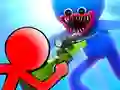 Leikur Stickman gegn Huggy Wuggy á netinu Leikur Stickman gegn Huggy Wuggy á netinu
