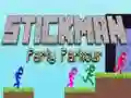 Leikur Stickman Partý Parkour á netinu Leikur Stickman Partý Parkour á netinu