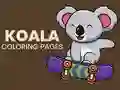 Leikur Litaðu síður með koala á netinu Leikur Litaðu síður með koala á netinu